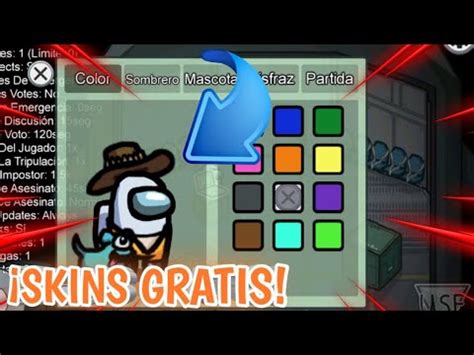 cómo tener todas las skins de among us gratis 2021 TUTORIAL 3 YouTube