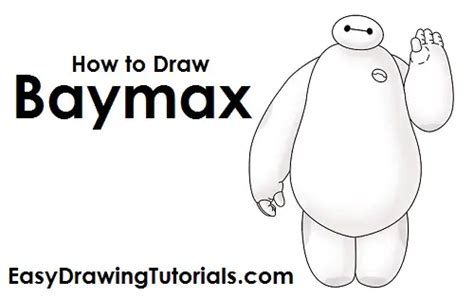 How To Draw Baymax Big Hero 6