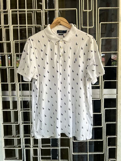 Polo Ralph Lauren 💥 Rare Polo Rl Sailboat Full Print Grailed