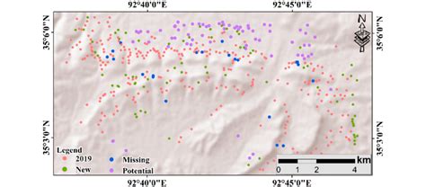 Distribution Of All Retrogressive Thaw Slumps Rtss In The Mati Hill