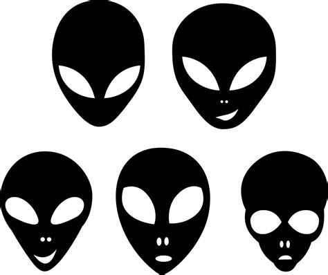 Alien Svg Bundle Aliens Vector Ufo Svg Alien Head Svg Etsy