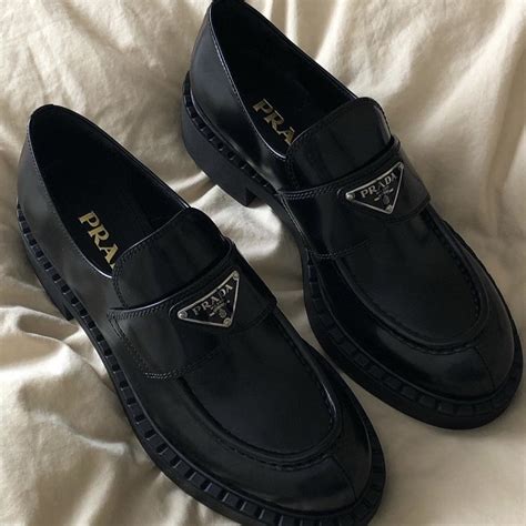 Prada black brushed leather loafers – hey it's personal shopper london