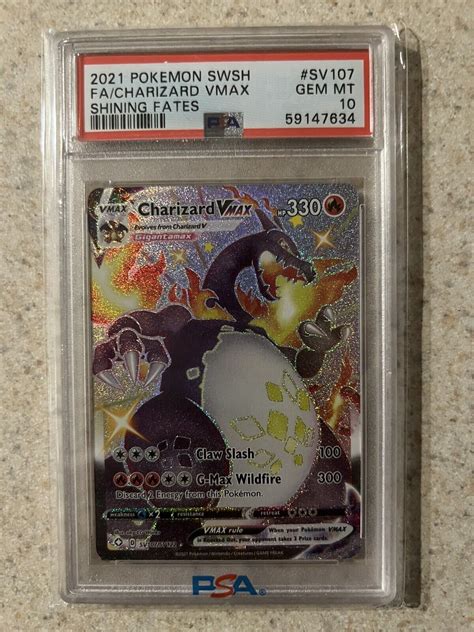 Mavin | Shining Fates Shiny Charizard VMAX SV107 PSA 10