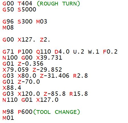 Cnc Turning G Code List For Beginners Cnc Training Centre