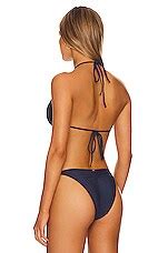 Pq Chain Triangle Bikini Top In Navy Revolve