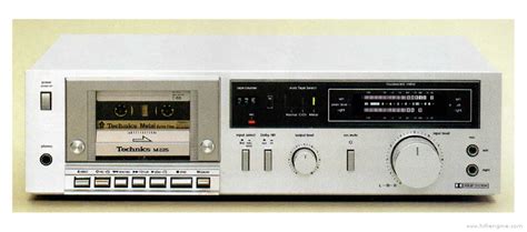 Technics Rs M Stereo Cassette Deck Manual Hifi Engine