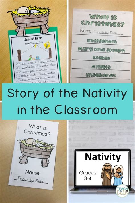 Story of the nativity in the classroom – Artofit