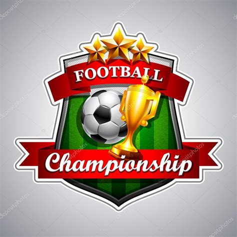 Logo Football Championship Stock Vector Image By ©katerina B 59289613