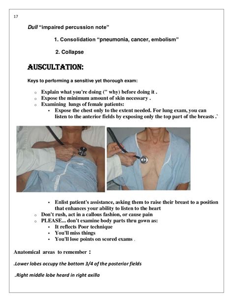 Respiratory examination