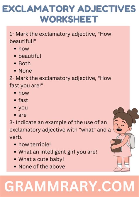 Exclamatory Adjectives