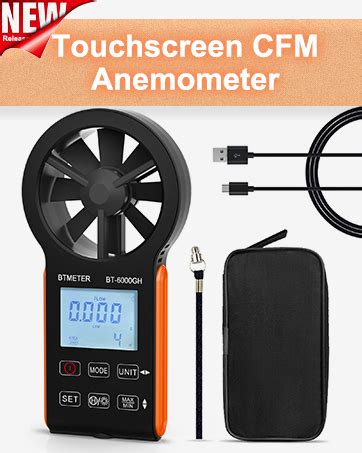 Anemometer Handheld BTMETER BT 816B Digital Wind Speed Meter Gauge