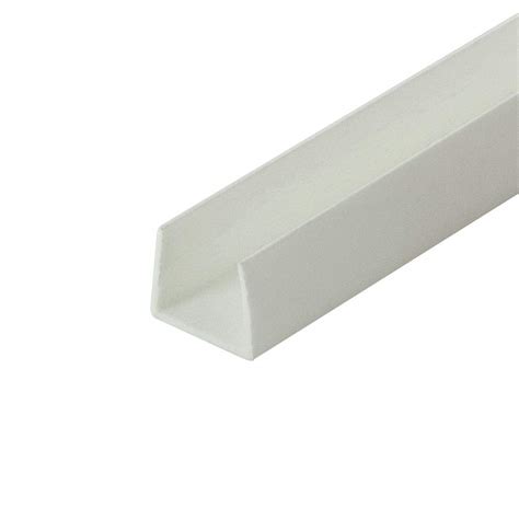 Buy Outwater Plastics White Styrene Plastic U Channel C Channel