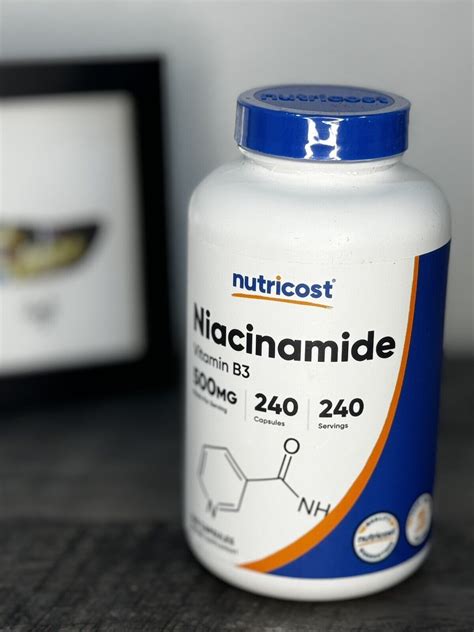 Nutricost Niacinamide Vitamin B Capsule Count Free Shipping