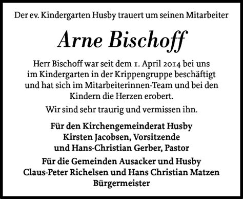 Arne Bischoff Gedenken Flensburger Tageblatt