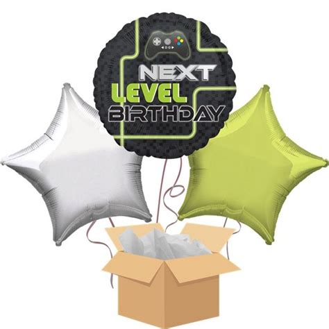 Level Up Birthday Balloon Bouquet Delivered Inflated Party Delights