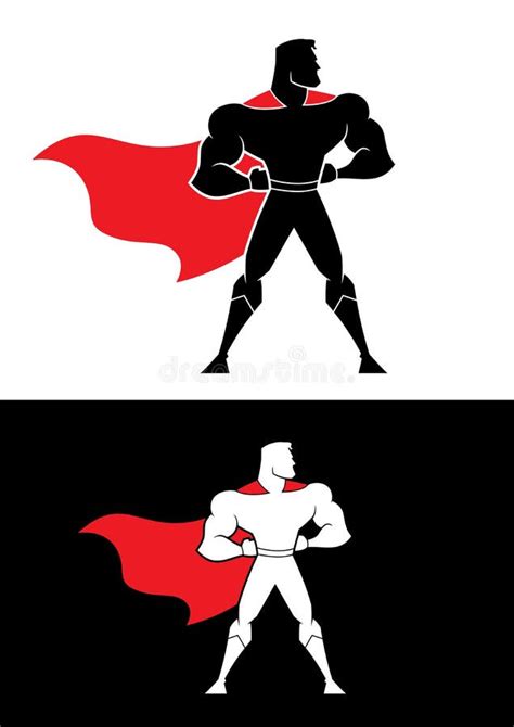 Superhero Champion Symbol Stock Vector Illustration Of Standing