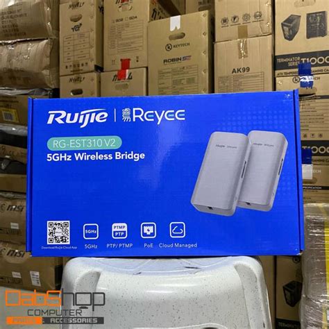 Ruijiereyee Rg Est310 V2 5ghz 10dbi Outdoor Wireless Bridge Lazada Ph