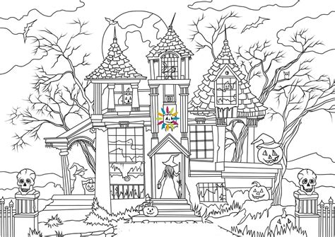 Collecter Imagen Coloriage Maison Hantee Fr Thptnganamst Edu Vn