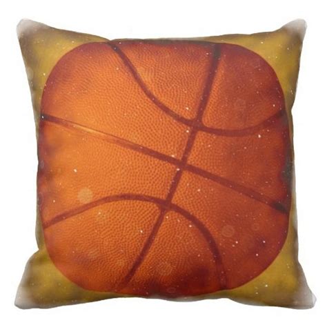 Basketball Throw Pillow | Basketball throw pillows, Kids pillows, Throw ...