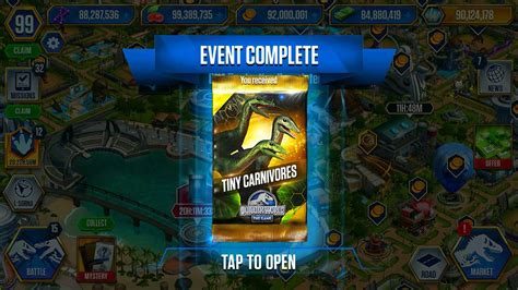 New Open Tiny Carnivores Pack Jurassic World The Game Youtube