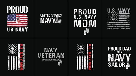 Navy Design Bundle With USA Flag 13678171 Vector Art at Vecteezy