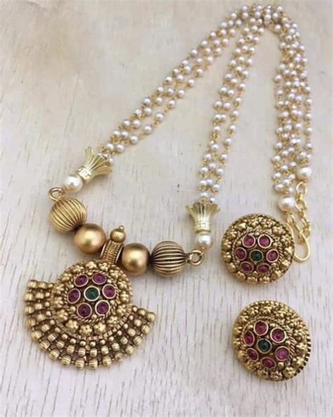 Temple Southindia Necklace Set Kasulaperu Long Haram For Etsy