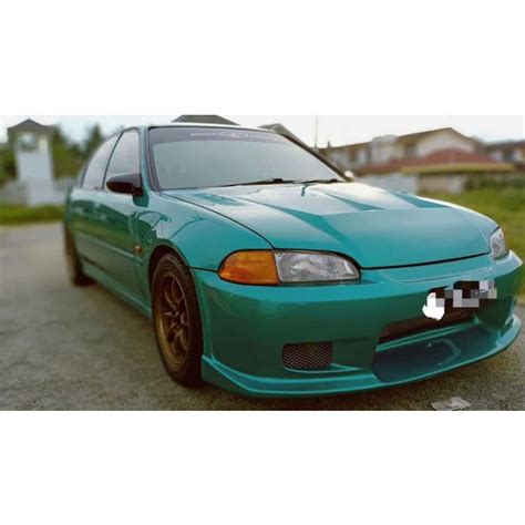 Honda Civic Eg Eg Bumper Cwest Eg Fiber Sr Sr Momokvtec Shopee