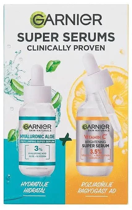 Set Garnier Skin Naturals Super Serums Clinically Proven Serum