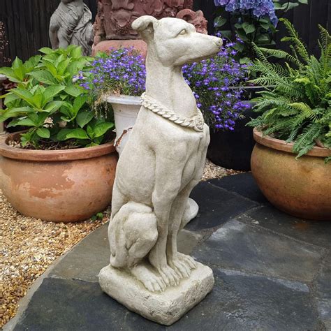 Single Large Sitting Guard Dog Statue| Model Guard dog figure| Guard ...