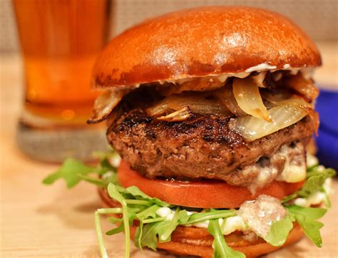 Blue Cheese Stuffed Burger Recipe 1855 Black Angus Beef