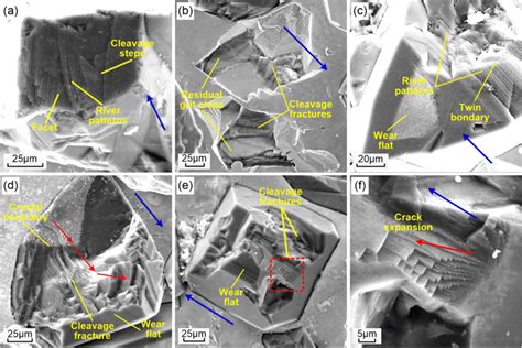 Cleavage Fractures Of The Cbn Grits A Typical Cleavage Surface On Download Scientific