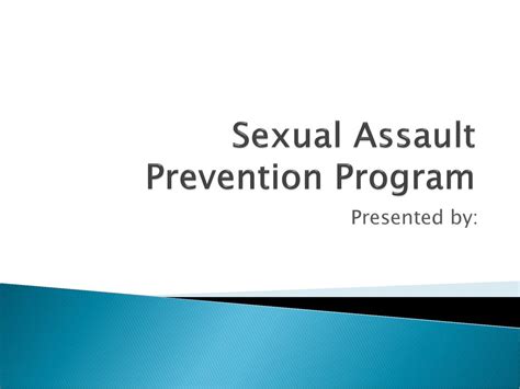 Sexual Assault Prevention Program Ppt Download