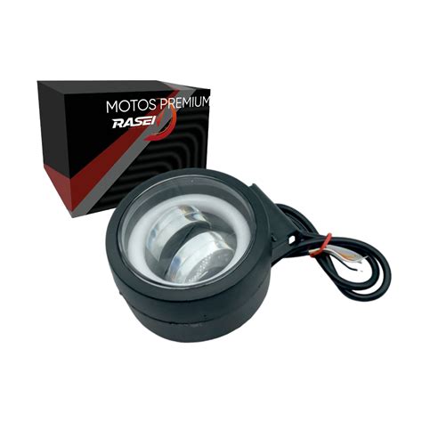 Direccional Led Secuencial Hexagonal Amar Blanco Universal Motos Premium