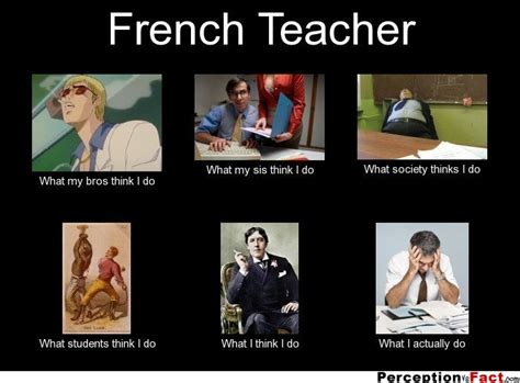 French Teacher Meme What You Really Do Faculty Loungers Ts For Teachers