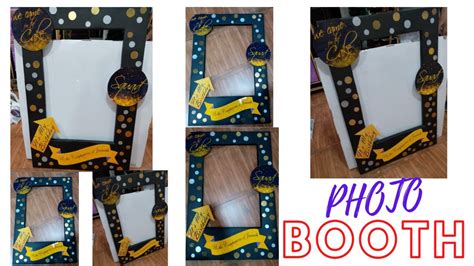 Diy Photo Booth Frame Selfie Frame For Birthday Party Youtube