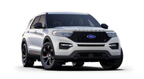 2021 Ford Explorer St Star White 30l Ecoboost® V6 Engine With Auto