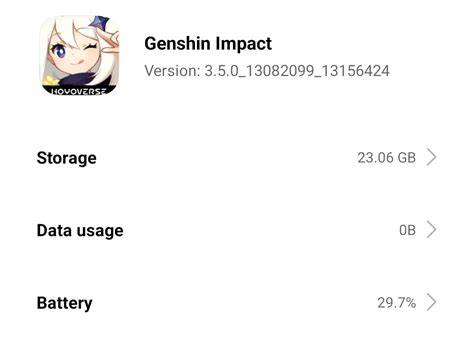 Berapa Ukuran Data File Genshin Impact Update V38 Di Android 2023 Ini