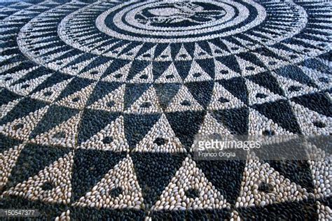 A mosaic at the Kalithea Thermes on June 25, 2012 in Rhodes, Greece ...