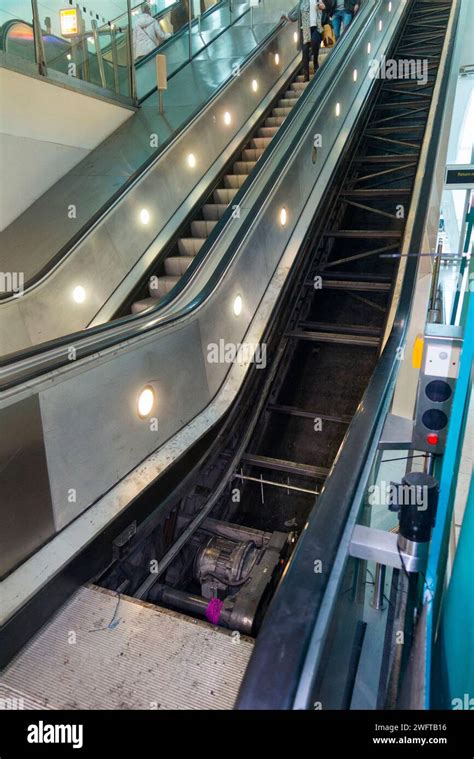 Escalator Repair Hi Res Stock Photography And Images Alamy