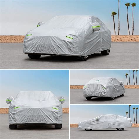 Xxxl Full Car Cover Waterproof Outdoor Sun Rain Dust Protection For