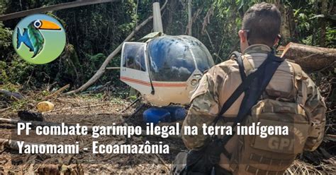 PF combate garimpo ilegal na terra indígena Yanomami Atualizado