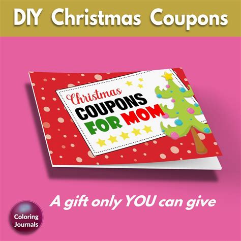 Printable Christmas Coupons For Mom Christmas Coupon Book Blank