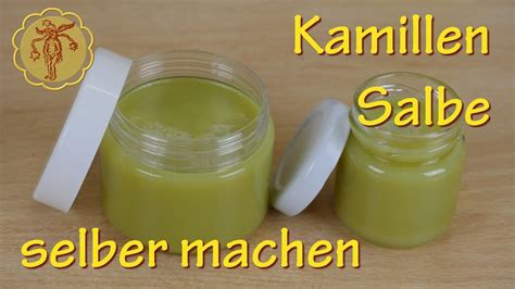 Kamillen Salbe Selber Machen Mit Zutaten Aus Dem Supermarkt Youtube