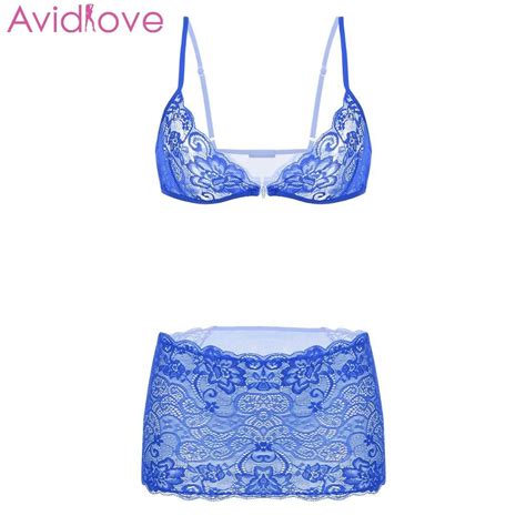 Compre Avidlove Mujeres Conjunto De Lencería Sexy Sex Shop Bikini