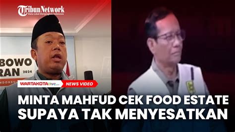 Nusron Minta Mahfud Cek Langsung Food Estate Di Kalteng Supaya Tak