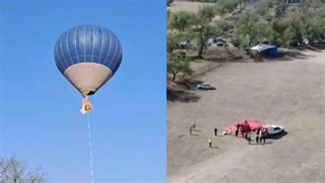 Detienen a Víctor N piloto de globo aerostático incendiado en