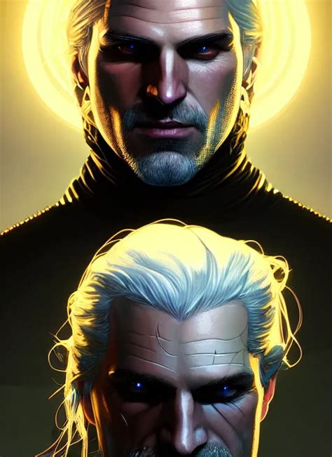 Dream Symmetry Portrait Of Geralt Of Rivia Sci Stable Diffusion