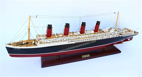 Handcrafted RMS Lusitania Model Ship Ready to Display | Lusitania, Model ships, Rms