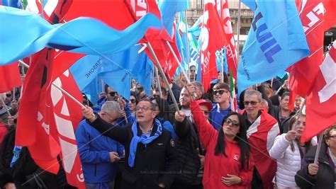 Sciopero Di Otto Ore E Manifestazioni In Piazza Per Cgil E Uil Questa