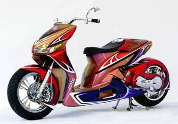 Modified Customizing Honda Vario Techno Bolt On Motorcycle Motors